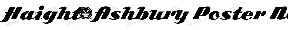 Haight-Ashbury Poster Normal字体转换